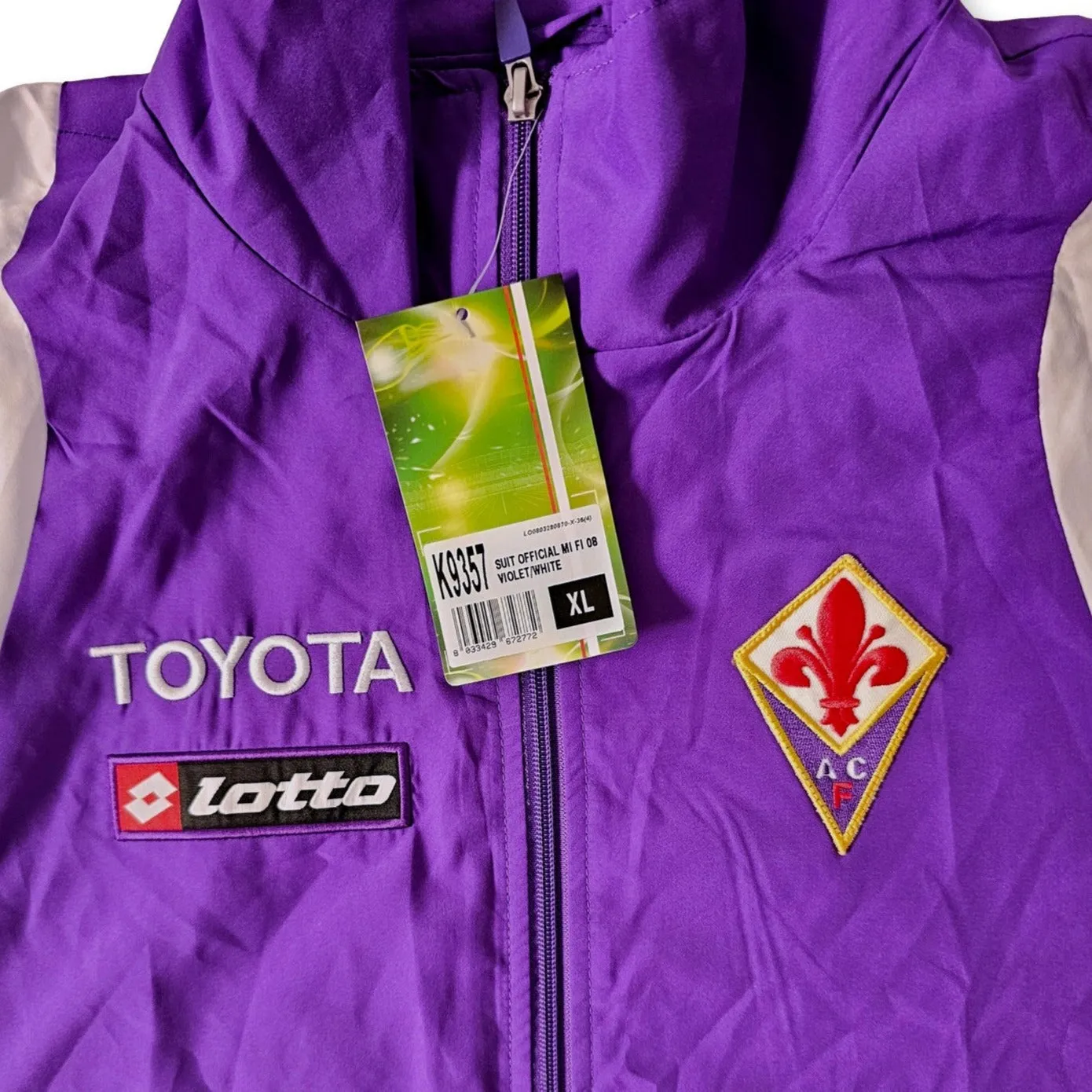 2008-09 Fiorentina Lotto player-issue jacket BNWT