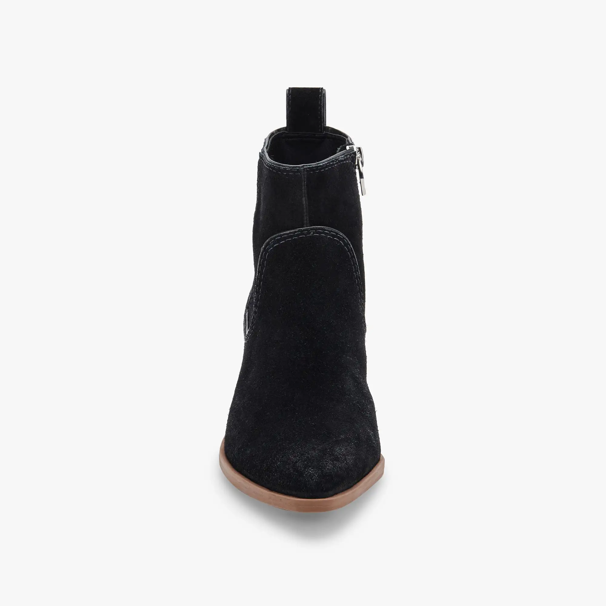 ABLE BOOTIES BLACK SUEDE re:vita