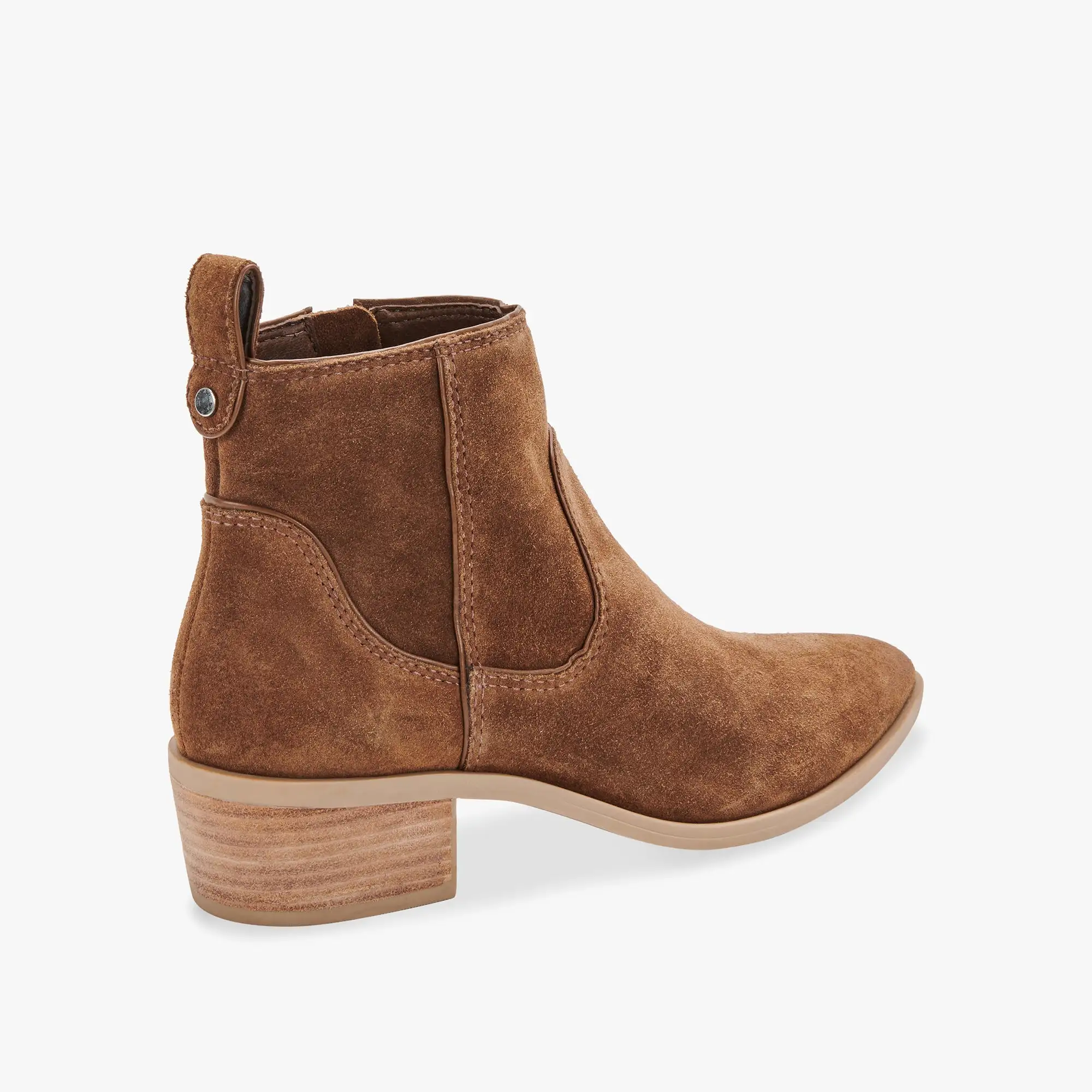 ABLE BOOTIES DK BROWN SUEDE - re:vita