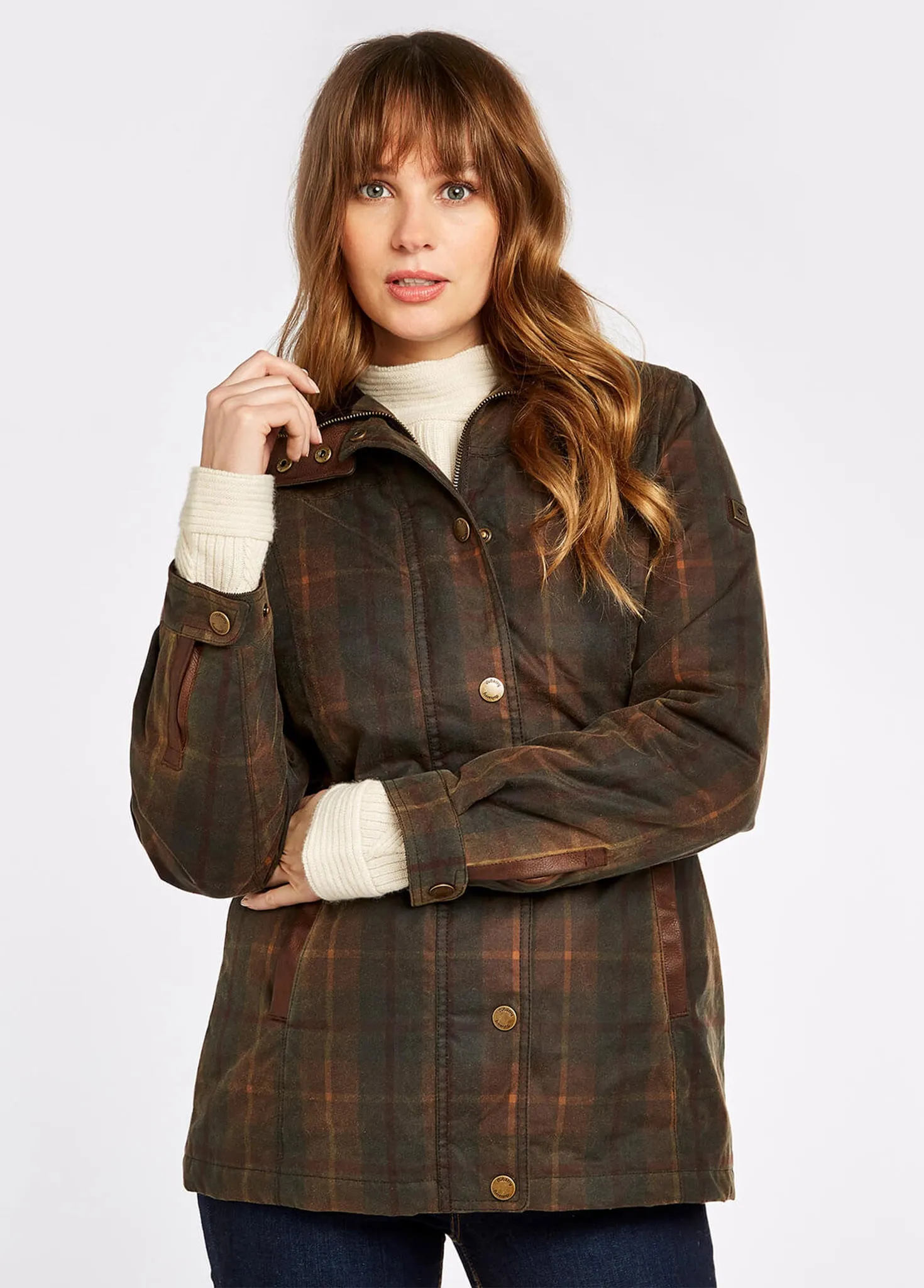 Annestown Wax Jacket - Hunter Brown