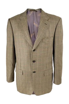 Aquascutum Vintage Wool & Cashmere Mens Blazer, 1990s