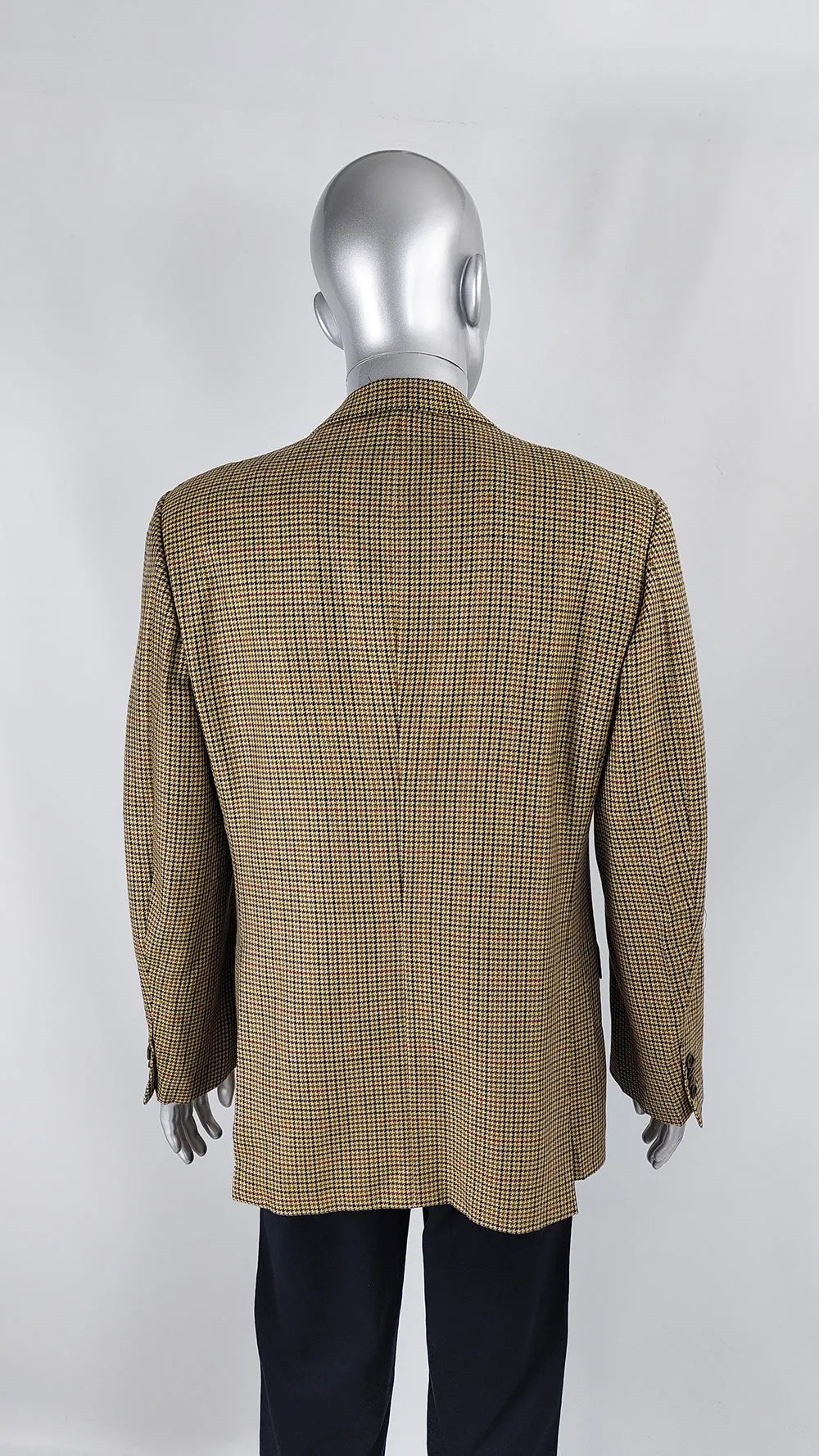 Aquascutum Vintage Wool & Cashmere Mens Blazer, 1990s