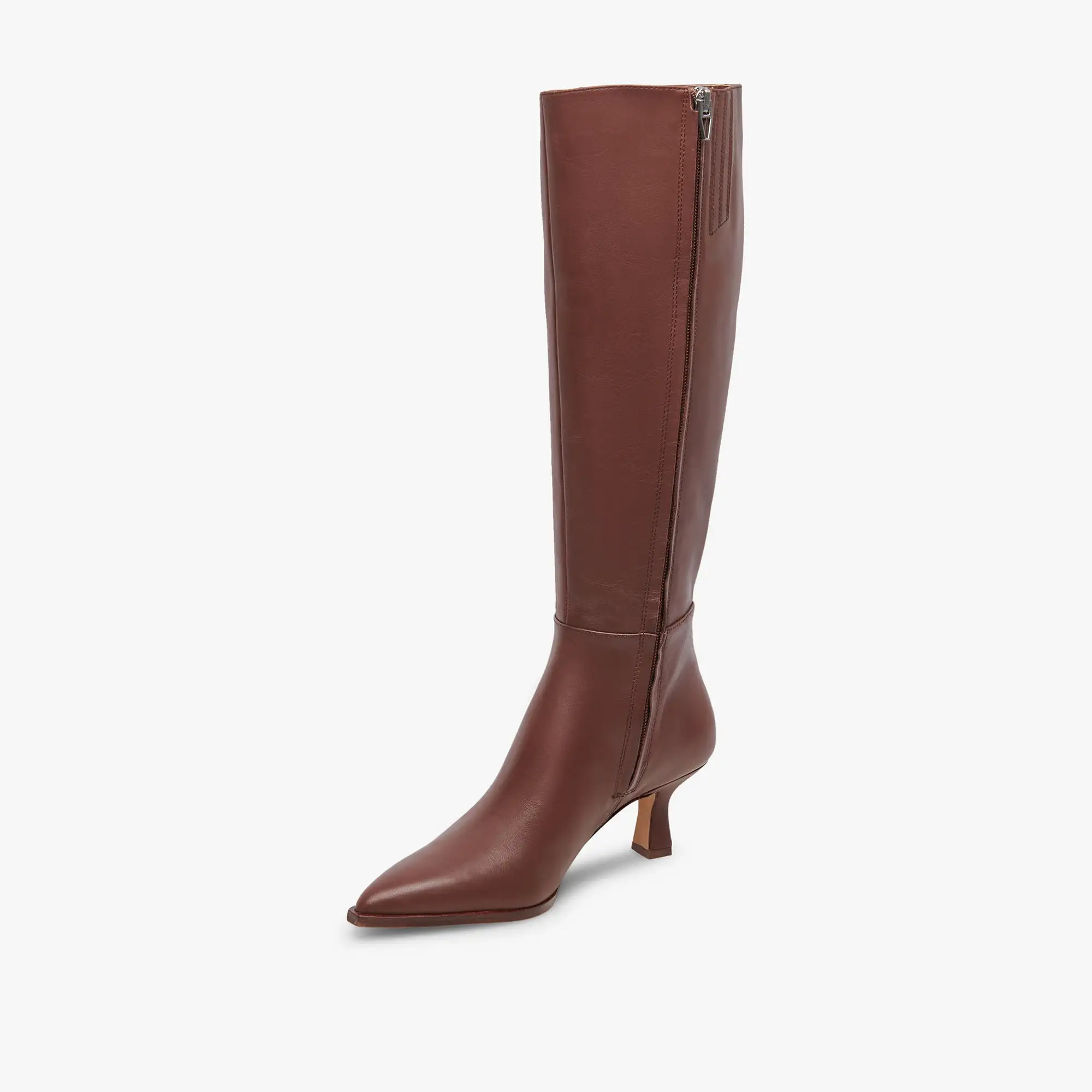 AUGGIE WIDE CALF BOOTS CHOCOLATE LEATHER