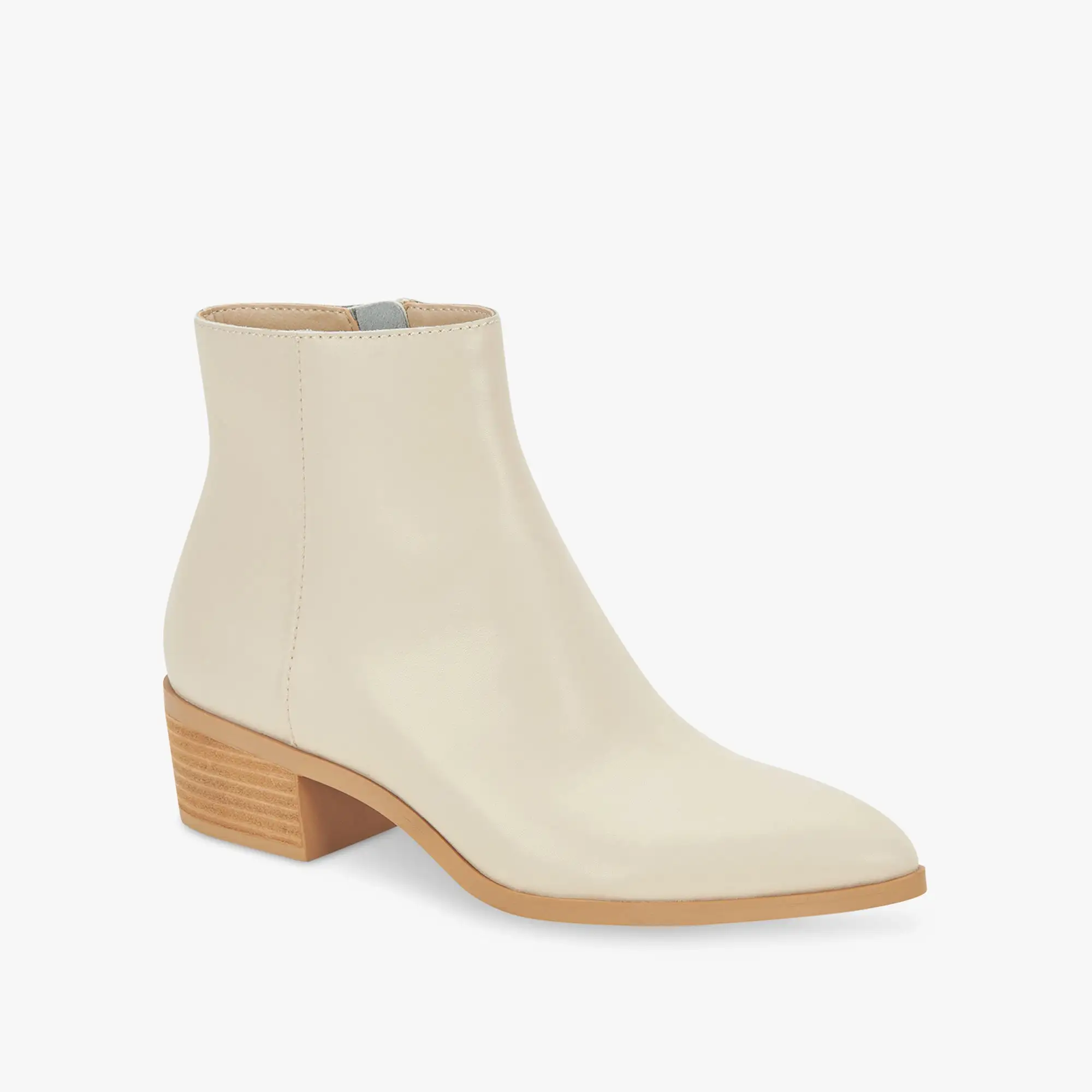 AVALON BOOTIES IVORY LEATHER - re:vita