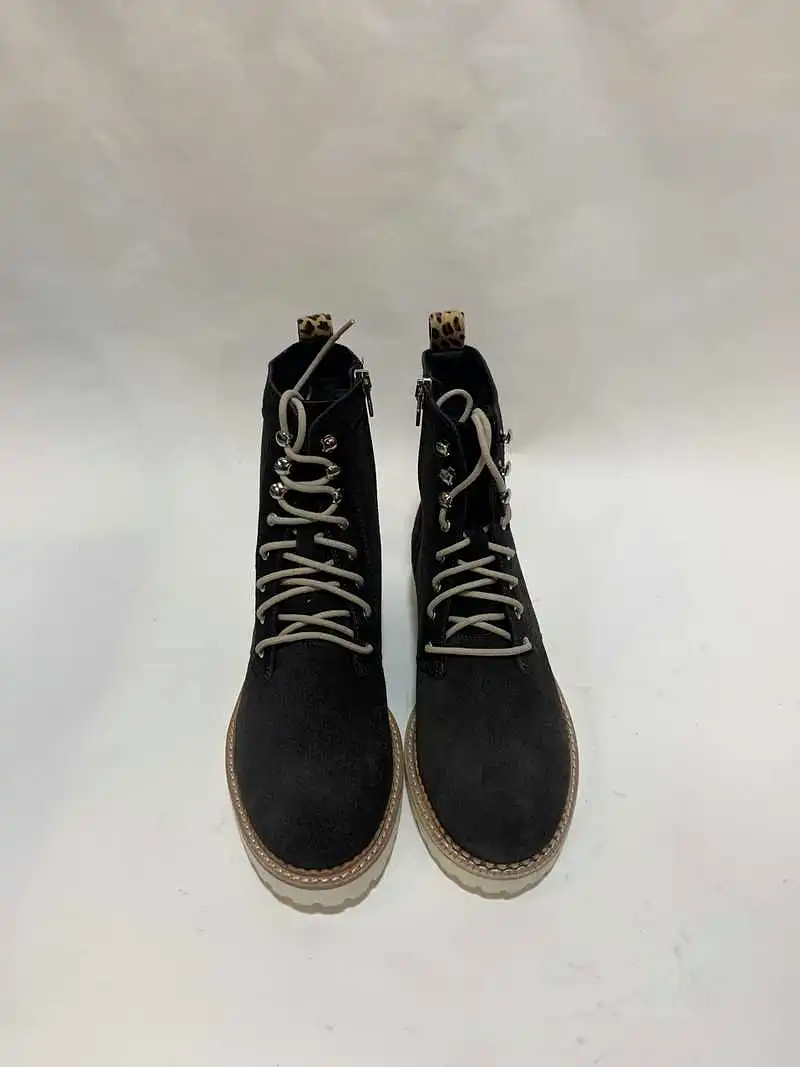 AVENA BOOTS ANTHRACITE SUEDE - re:vita