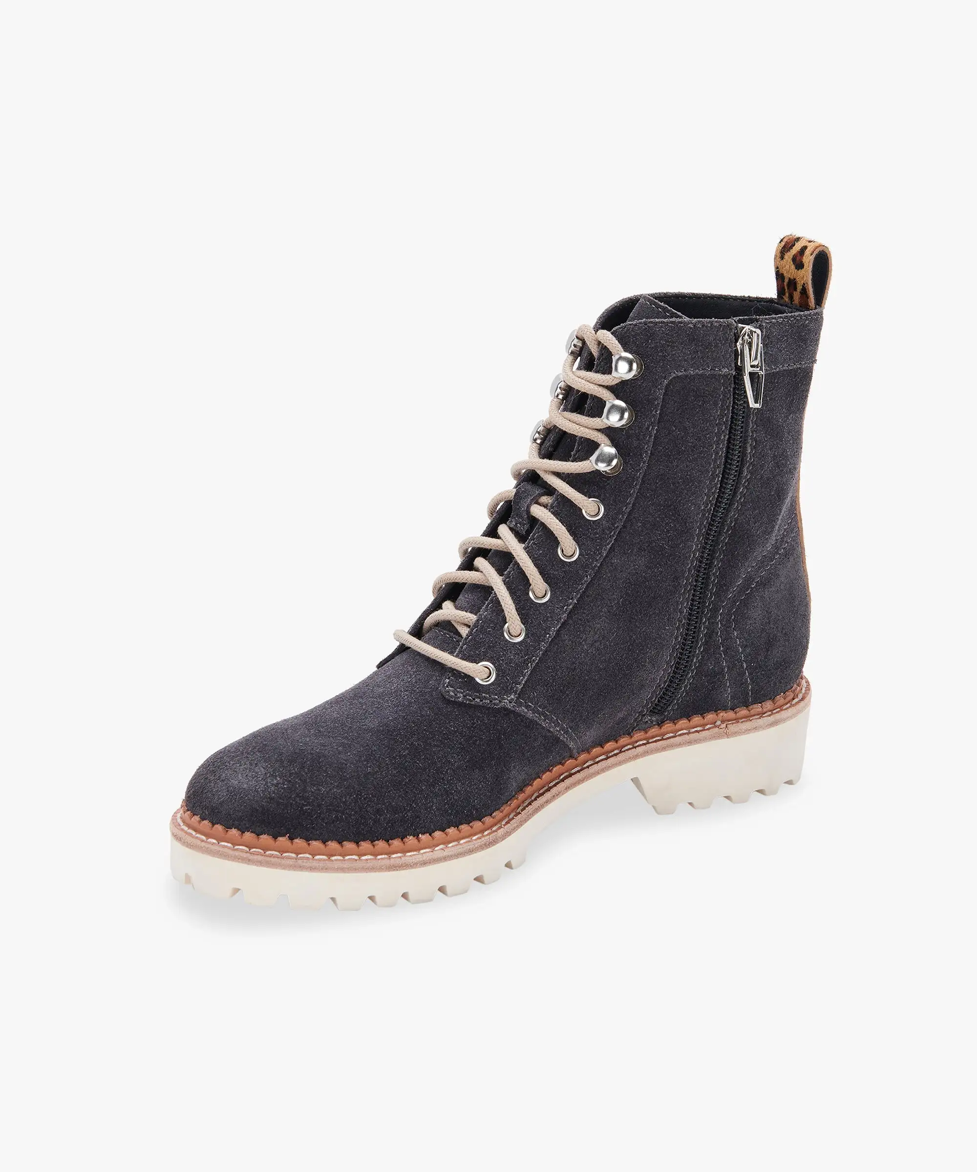 AVENA BOOTS ANTHRACITE SUEDE - re:vita