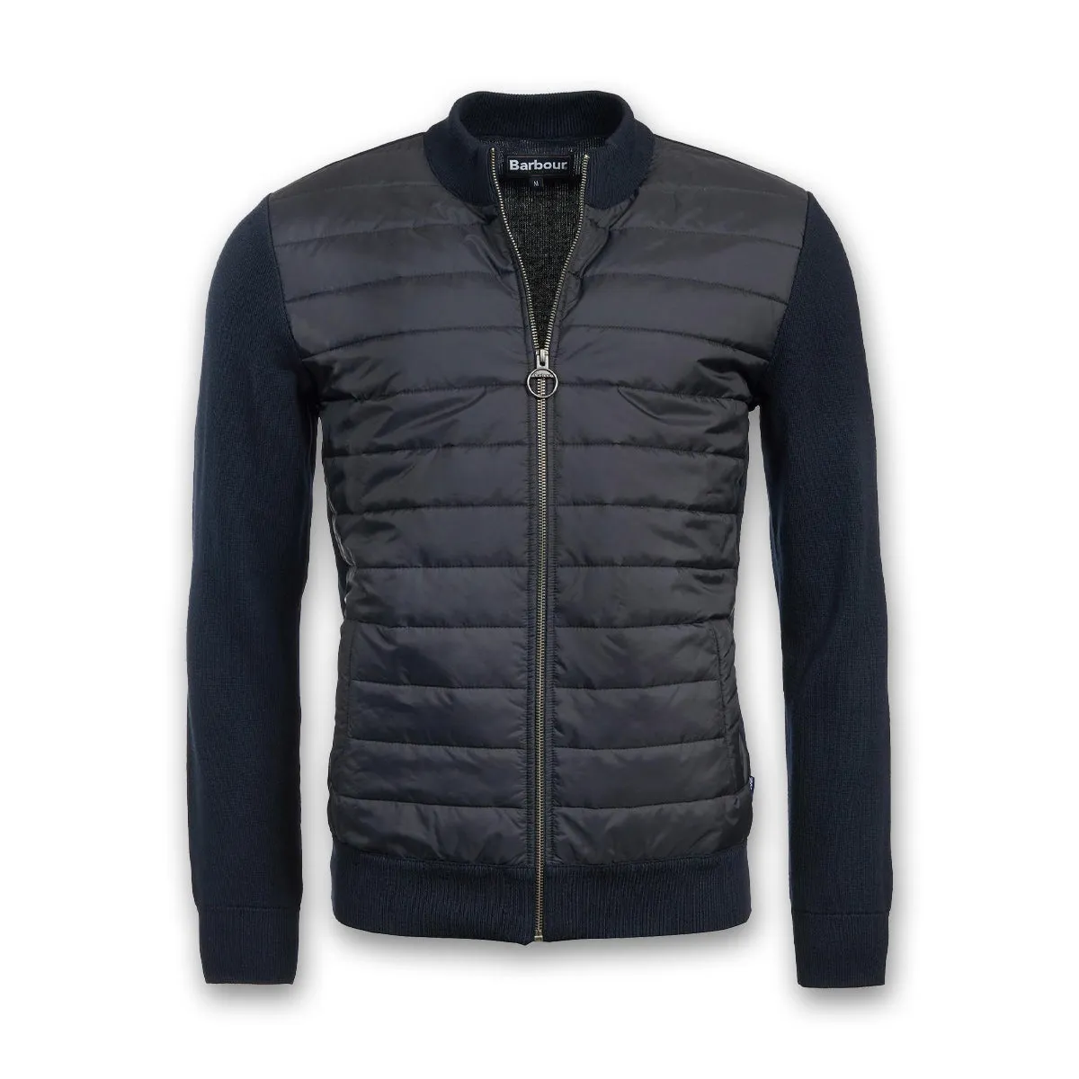 Barbour - Carn Baffle Zip Sweater in Navy