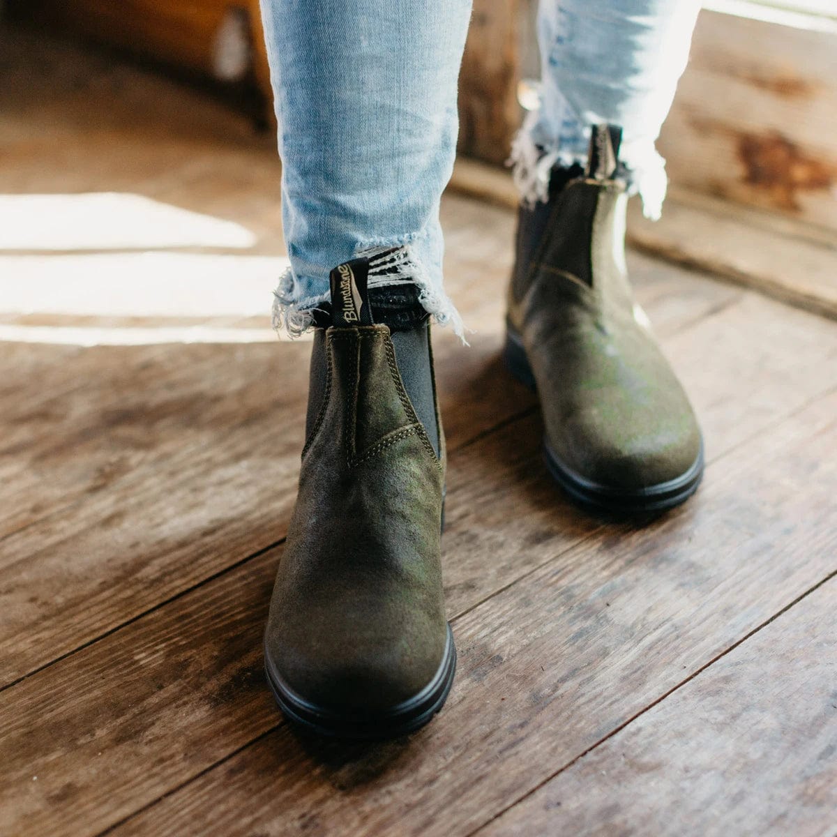 Blundstone #1615 Chelsea Boots - Dark Olive