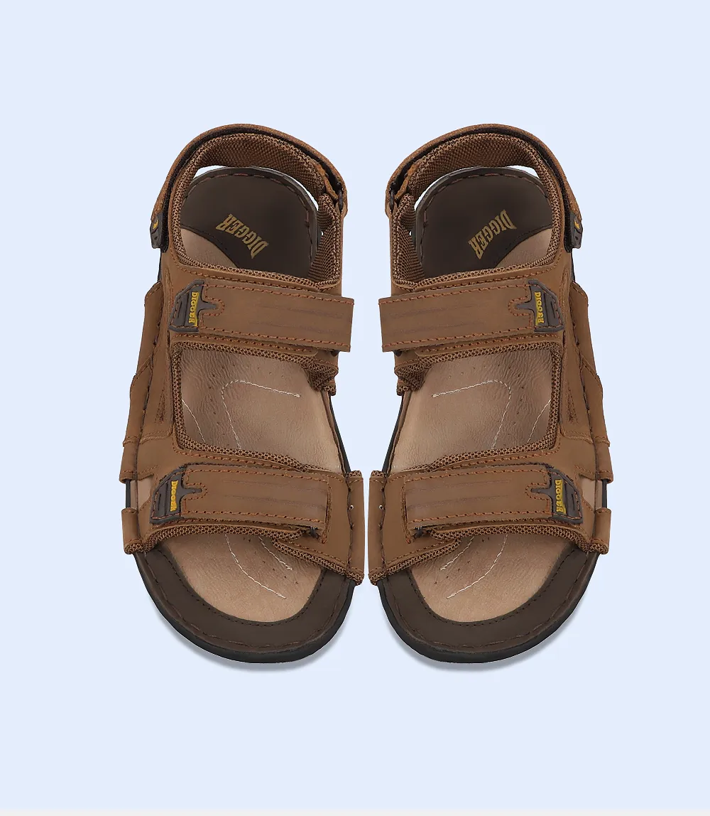 BM4403-BROWN-Men Sandal