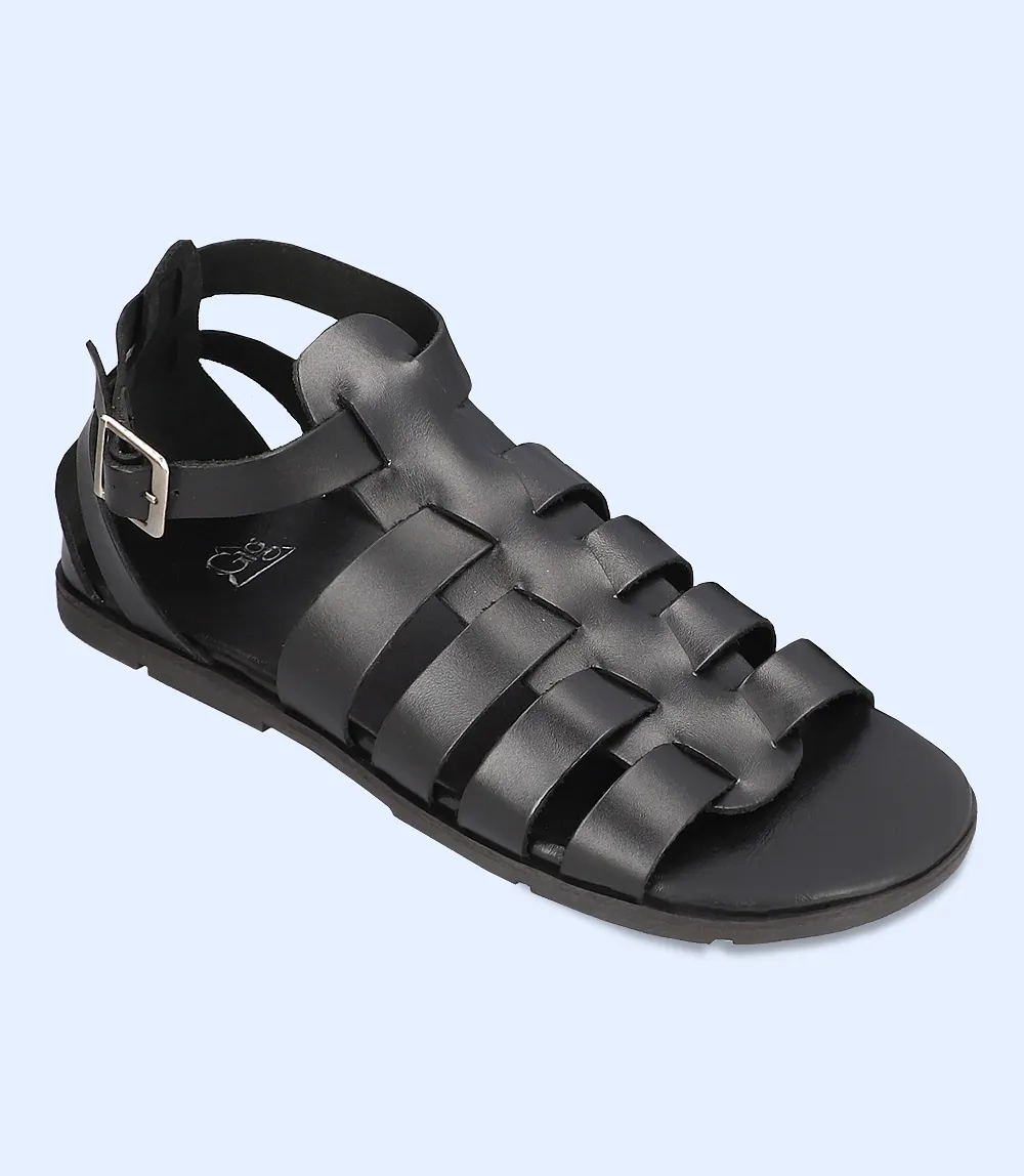 BM4853-BLACK-Men Sandal