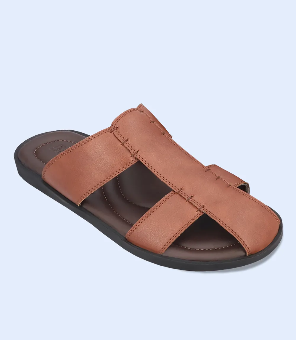 BM4983-TAN-Men Slipper