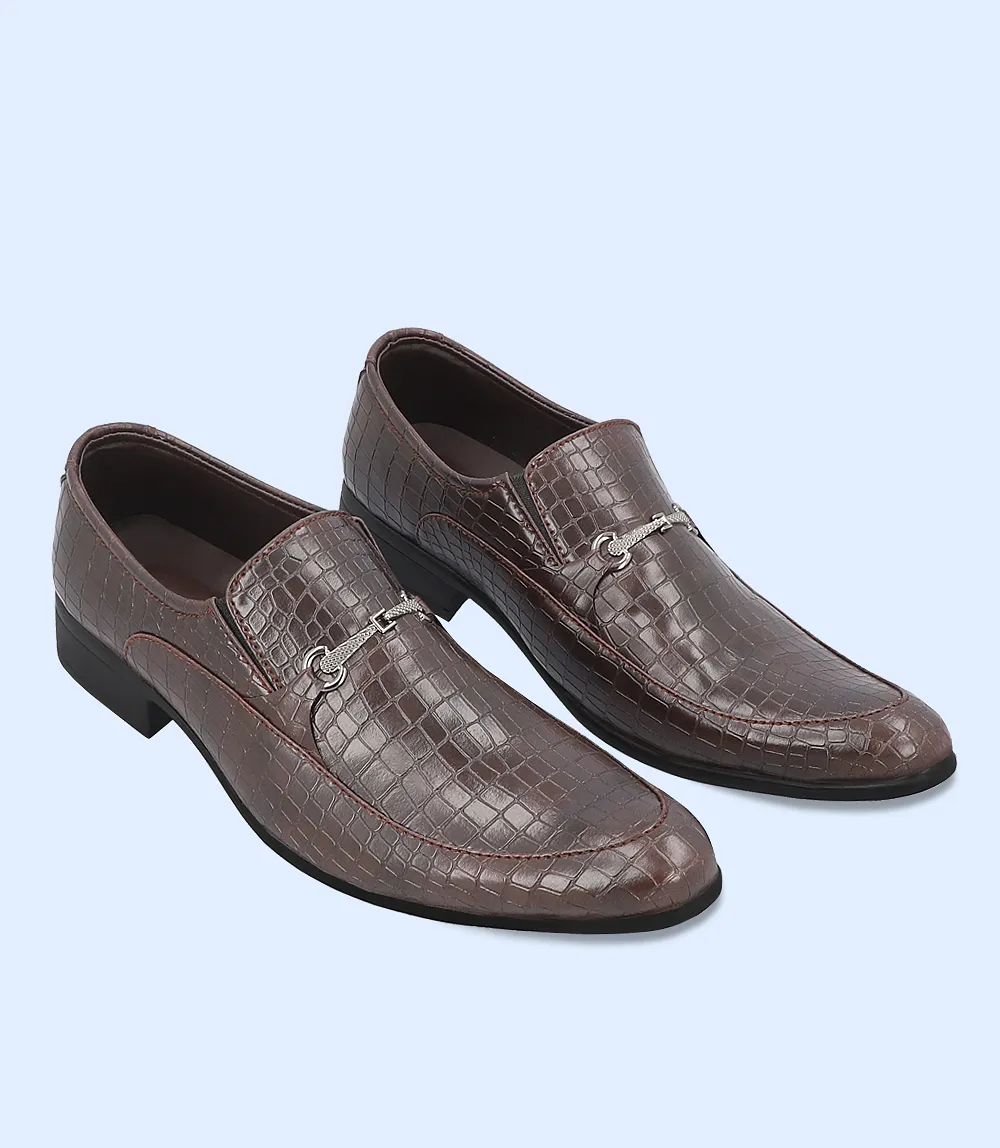 BM5120-DARKBROWN-Men Formal Slip-on's