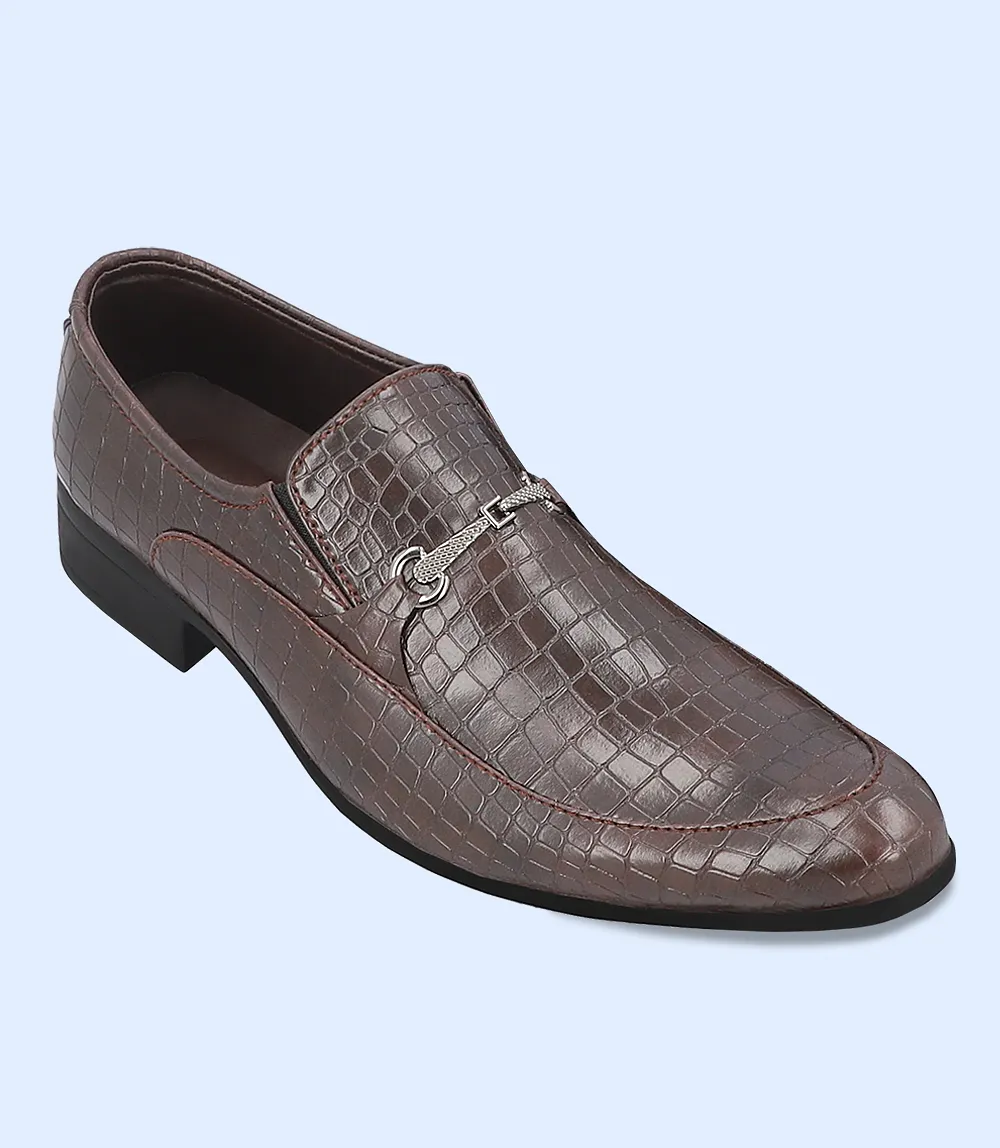 BM5120-DARKBROWN-Men Formal Slip-on's