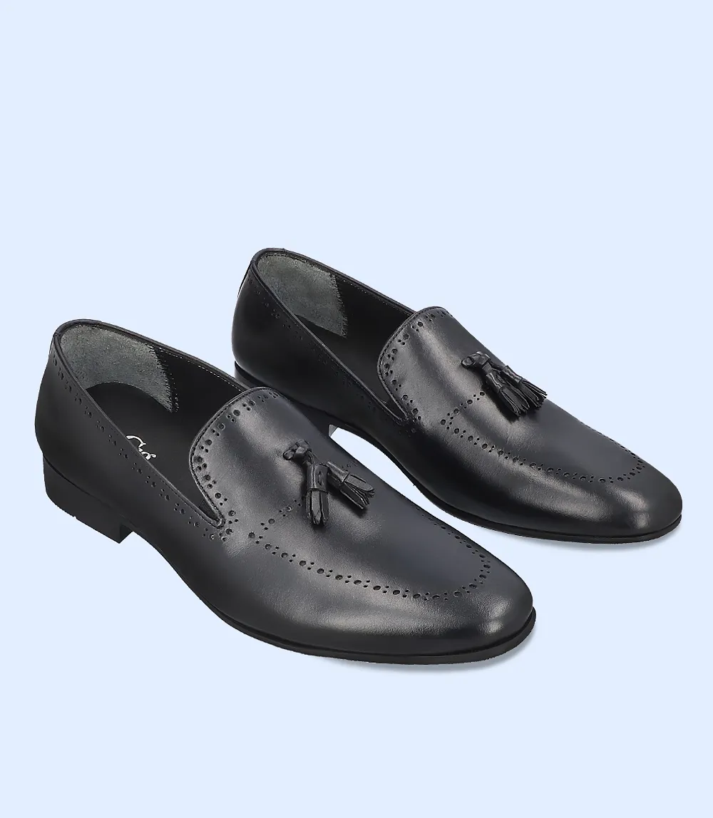 BM5187-BLACK-Men Formal Slip-on's