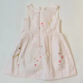 Bonpoint Pale Pink Dress With Floral Embroidery: 6 Years