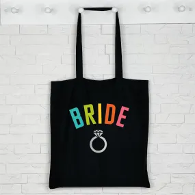 Bride Rainbow Arch Tote Bag