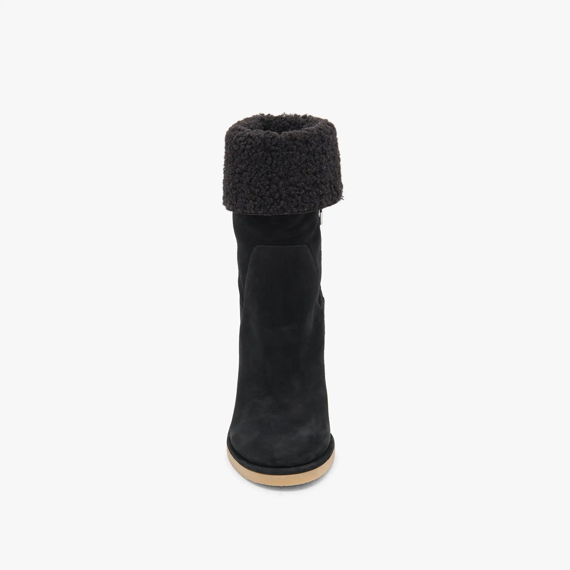 CADDIE PLUSH BOOTS BLACK NUBUCK - re:vita