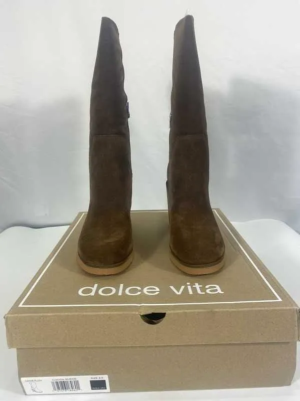 CADDIE PLUSH BOOTS COCOA SUEDE - re:vita