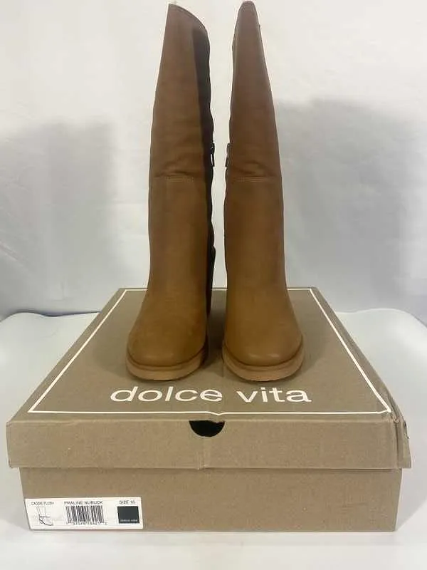 CADDIE PLUSH BOOTS PRALINE NUBUCK - re:vita