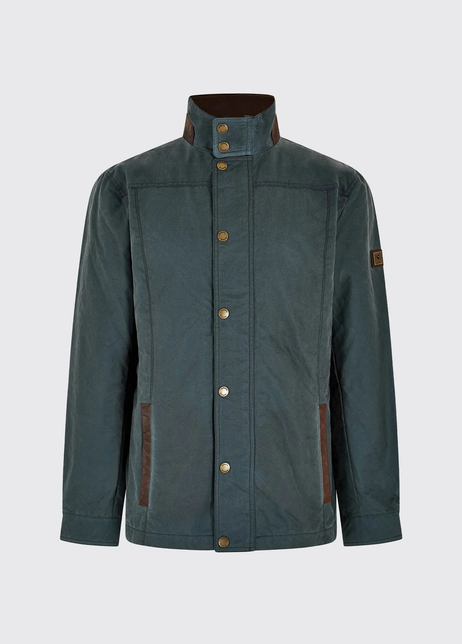 Carrickfergus Wax Jacket - Dark Pebble