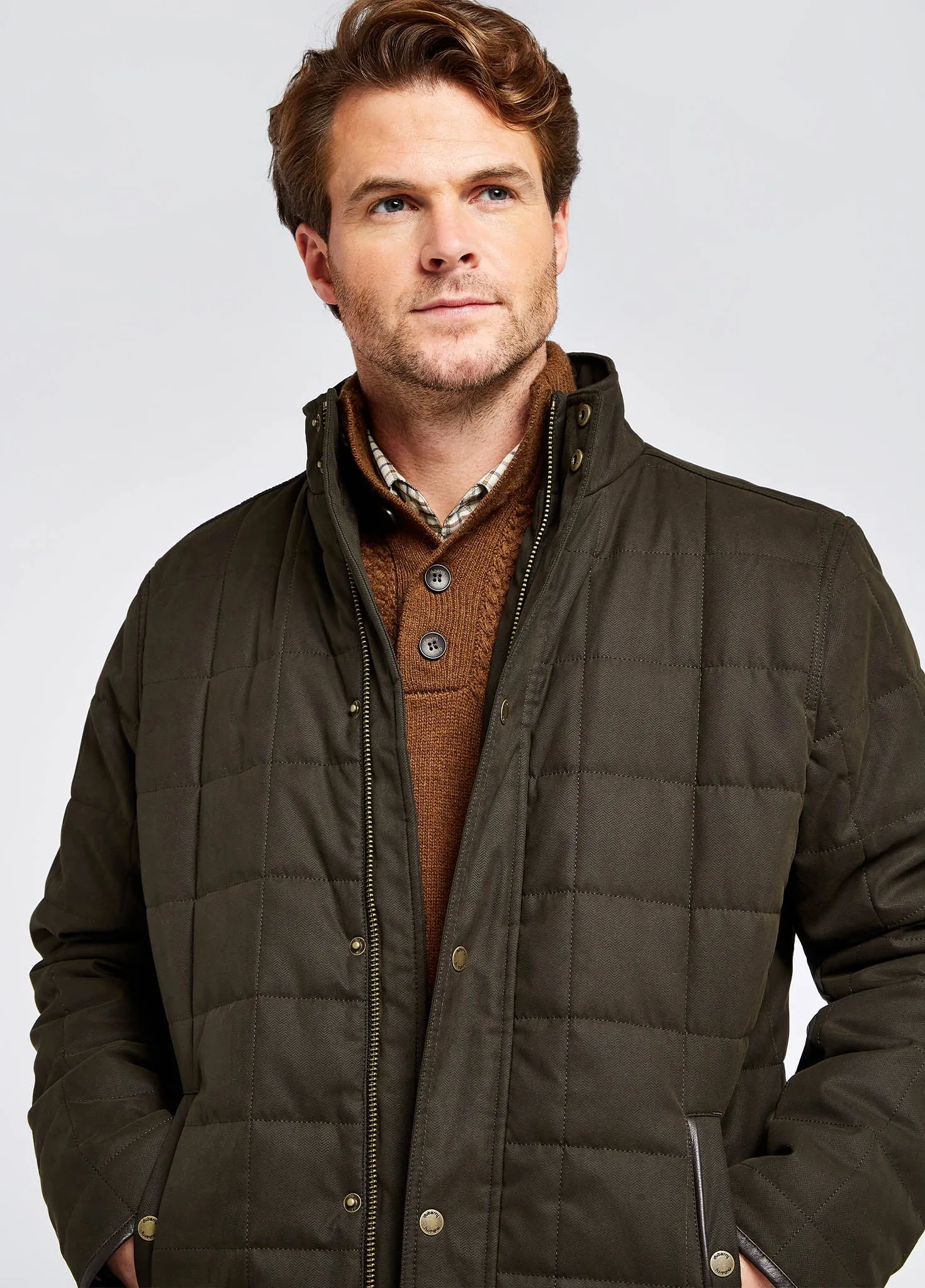 Cashel Quilted Jacket - Verdigris