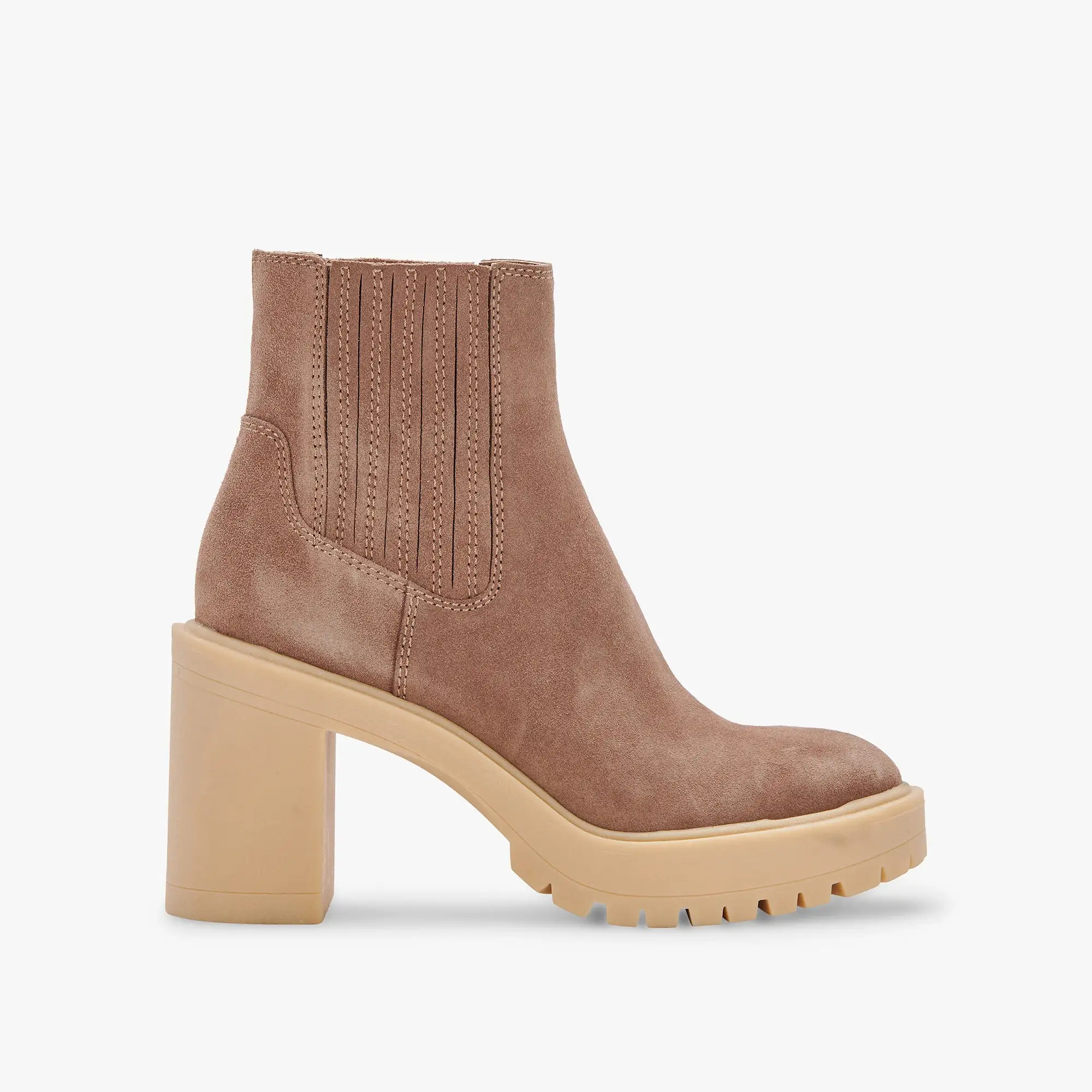 CASTER H2O BOOTIES MUSHROOM SUEDE - re:vita