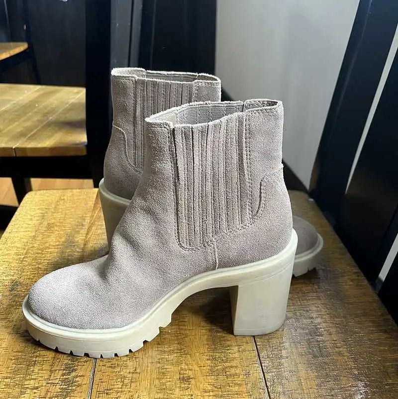 CASTER H2O BOOTIES MUSHROOM SUEDE - re:vita