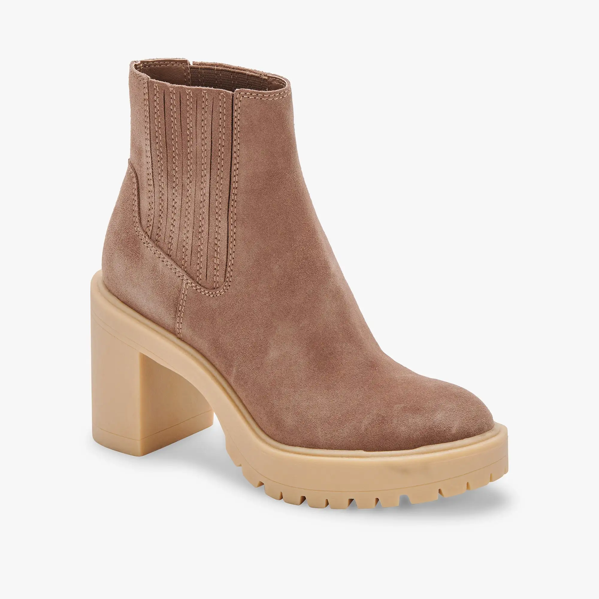 CASTER H2O BOOTIES MUSHROOM SUEDE - re:vita