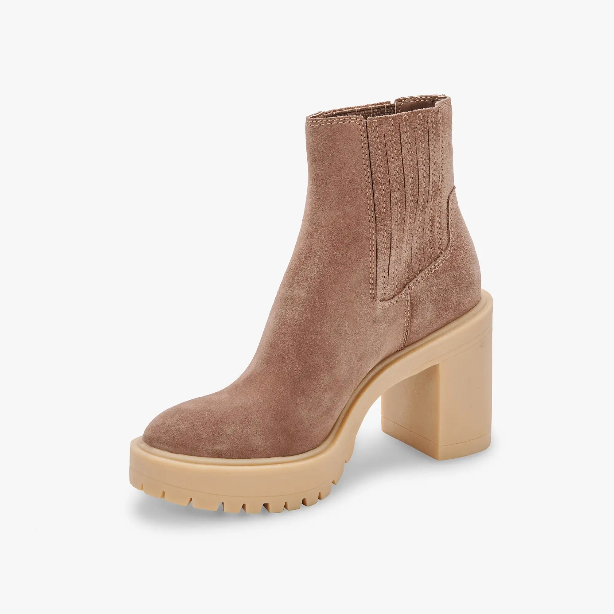 CASTER H2O BOOTIES MUSHROOM SUEDE - re:vita