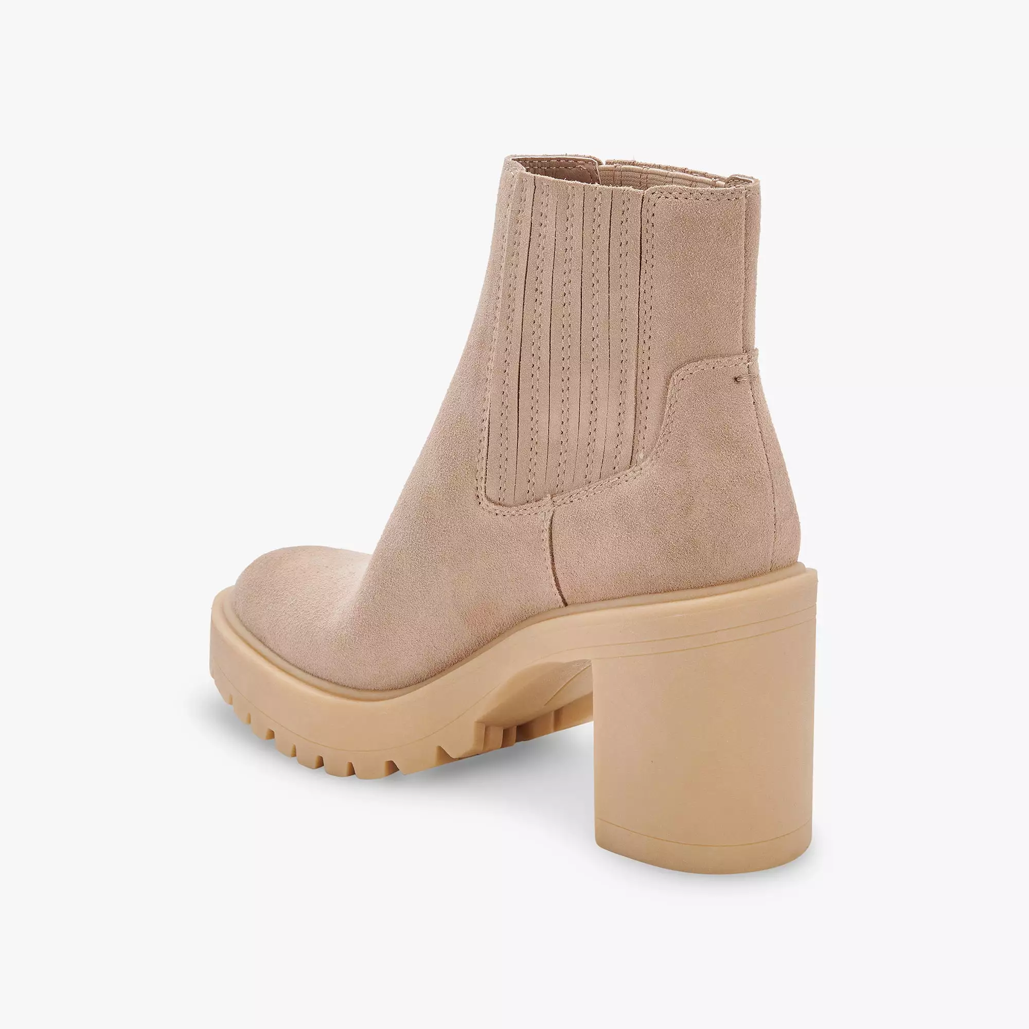 CASTER H2O WIDE BOOTIES DUNE SUEDE - re:vita