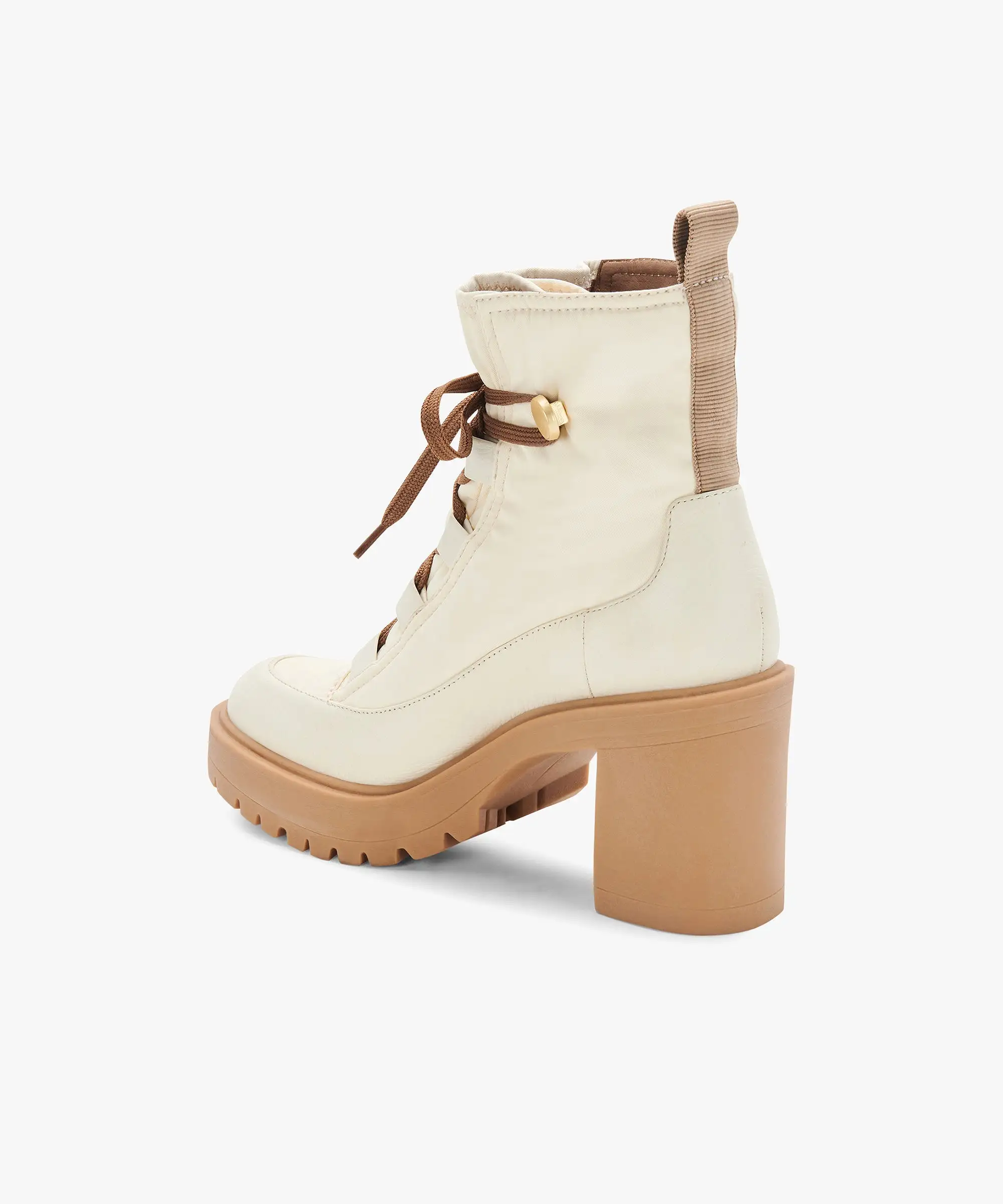 CELIDA BOOTS OFF WHITE NYLON - re:vita