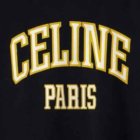 CELINE  |OVERSIZED COTTON FLEECE HOODIE 2Y70F670Q.38WL