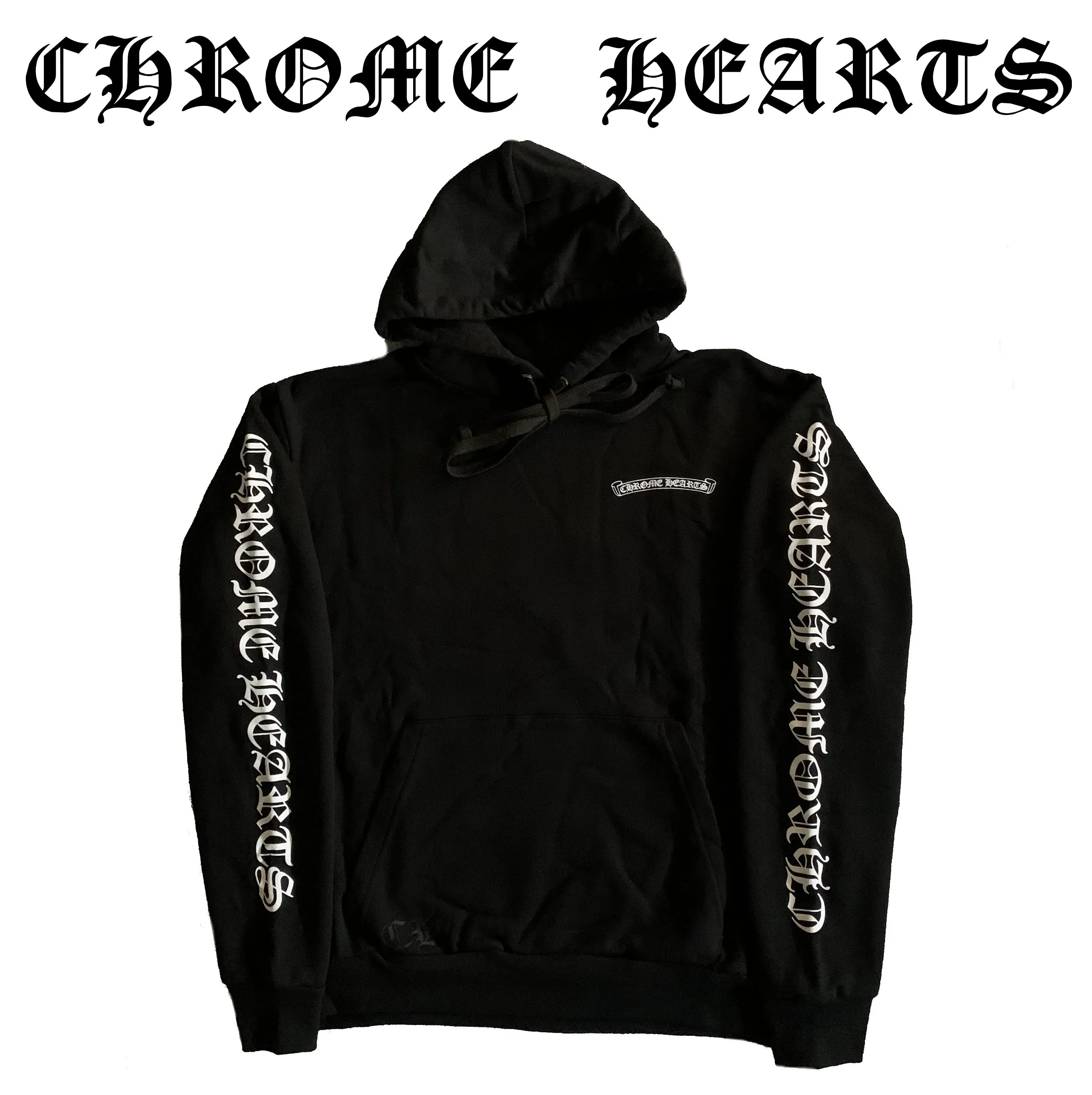 CHROME HEARTS  |CH Scroll Label Pullover Hoodie