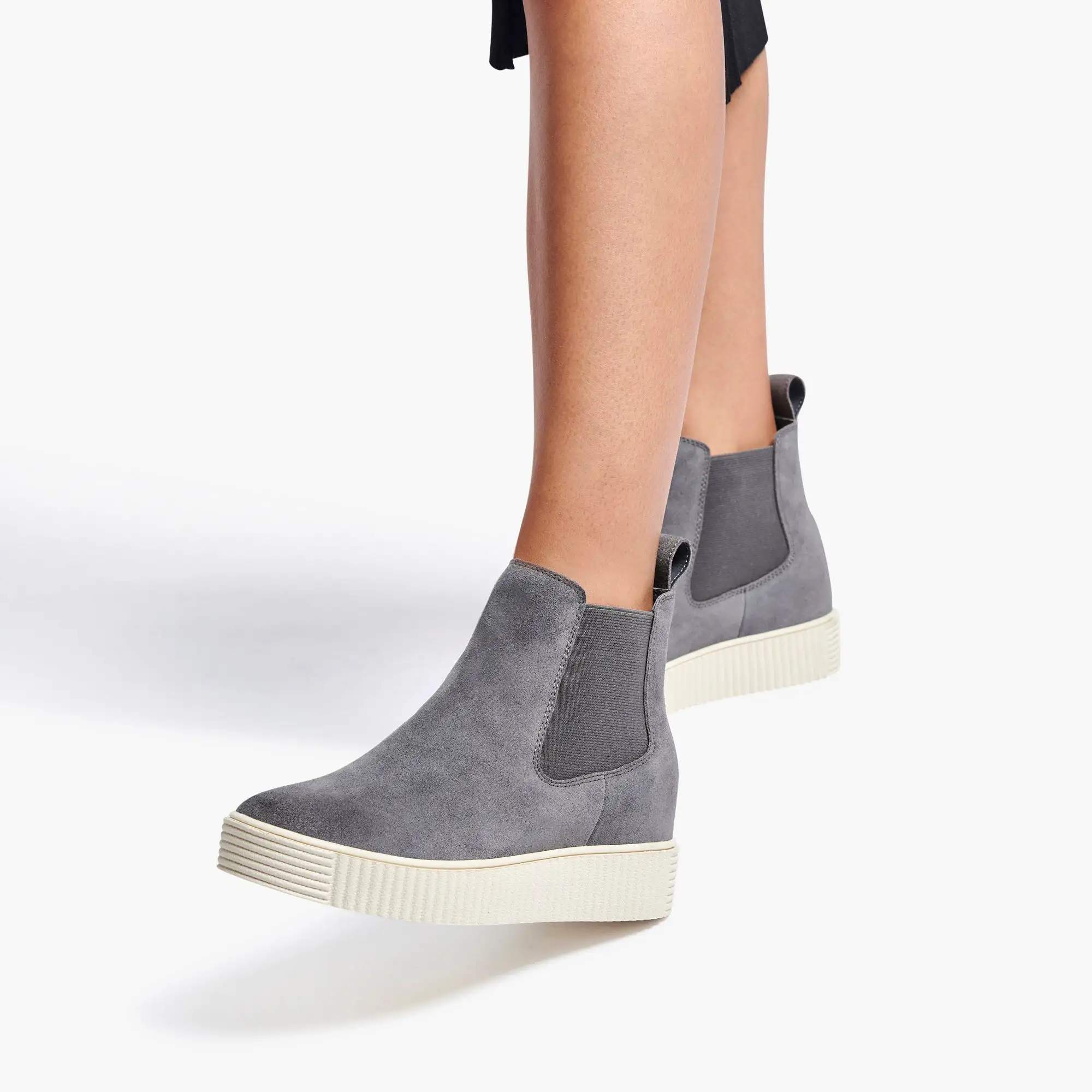 COLA SNEAKERS GREY SUEDE H20 re:vita