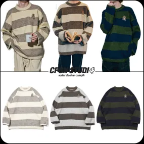 COMPAGNO  |[COMPAGNO]★PULLOVER BORDER WESTERN SWEATER