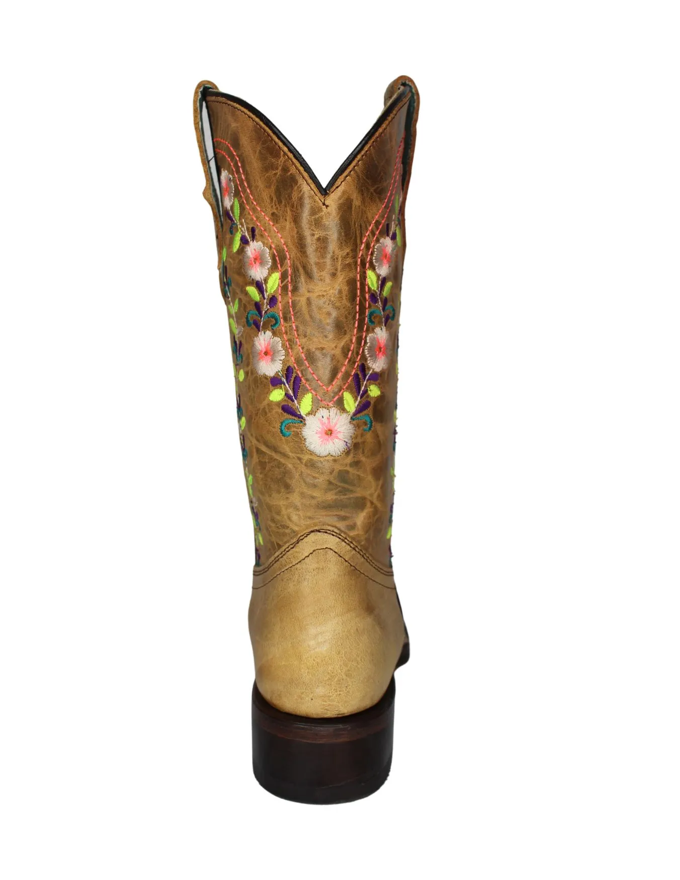 Corral Girls Floral Embroidered Glow Boots