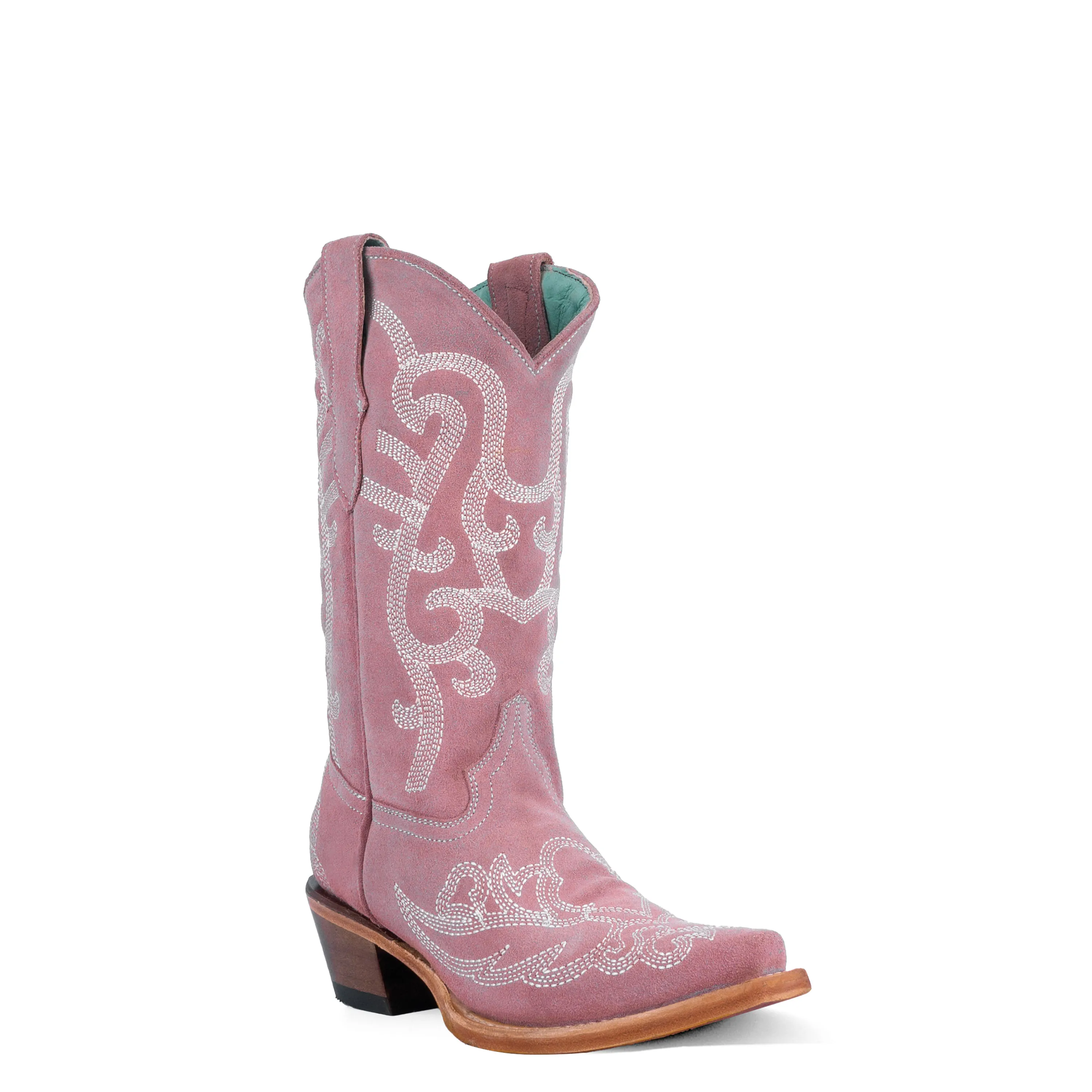 Corral Girls Powder Pink Suede Boots