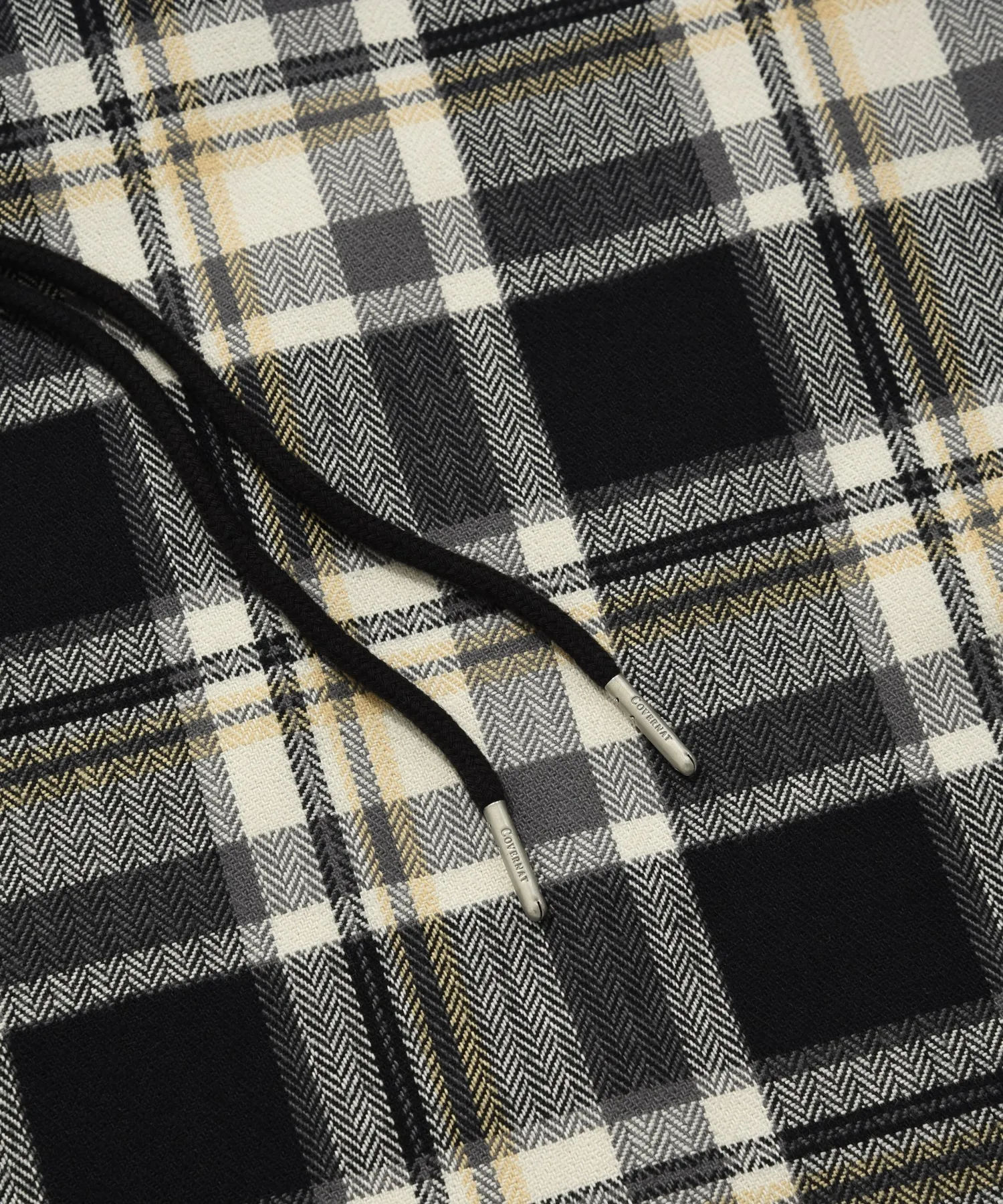 COVERNAT  |[COVERNAT]★HERRINGBONE HOODIE CHECK SHIRT