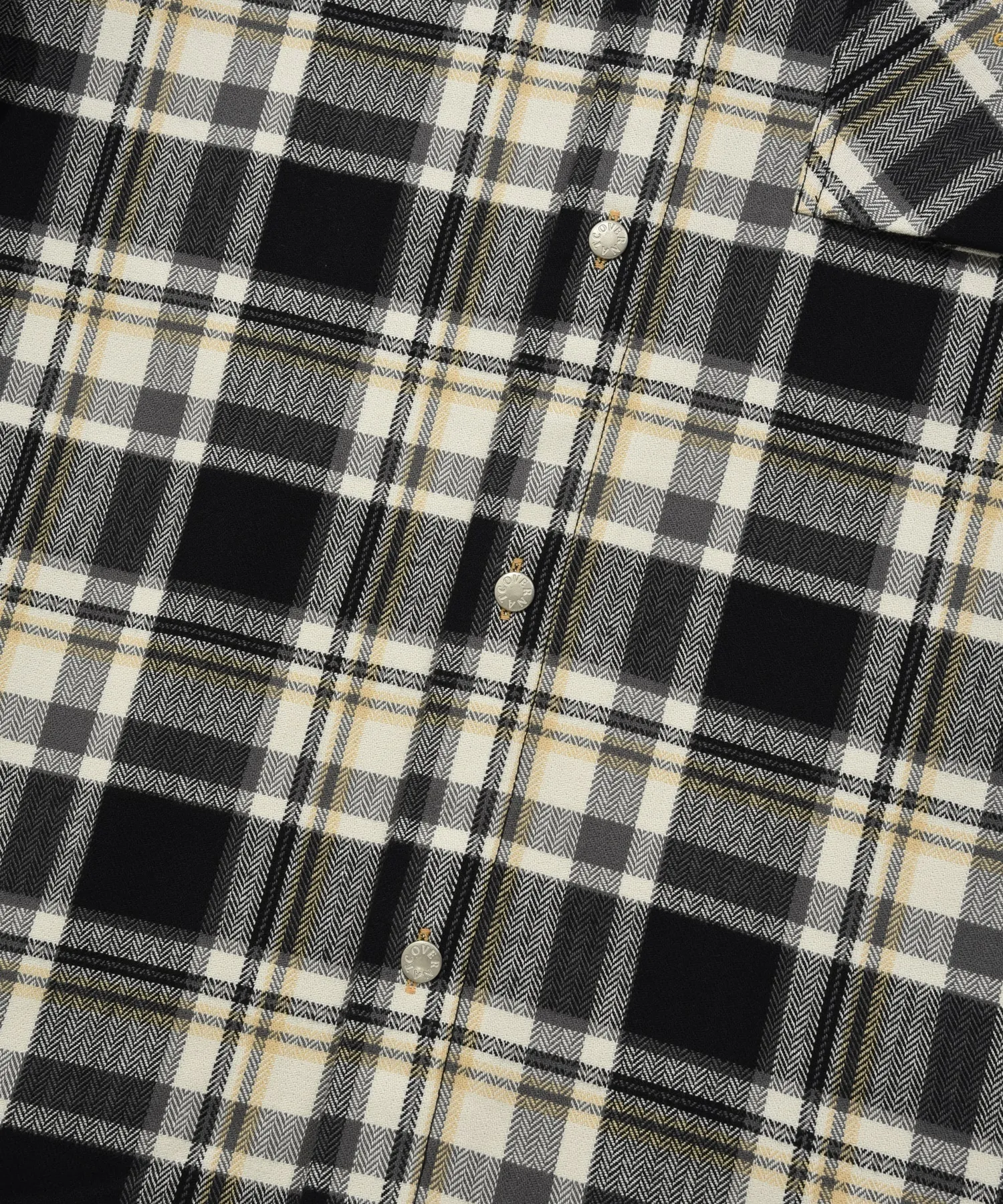 COVERNAT  |[COVERNAT]★HERRINGBONE HOODIE CHECK SHIRT