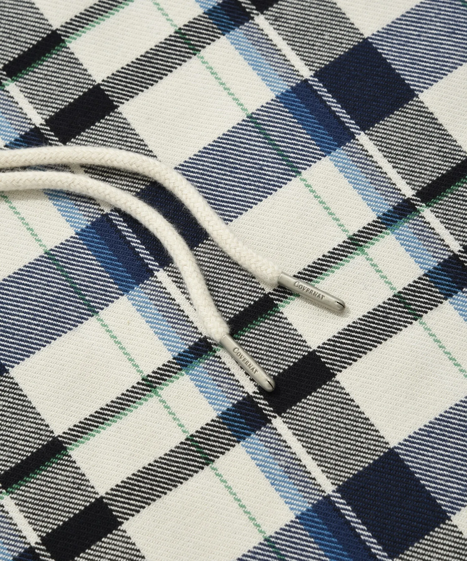 COVERNAT  |[COVERNAT]★HERRINGBONE HOODIE CHECK SHIRT