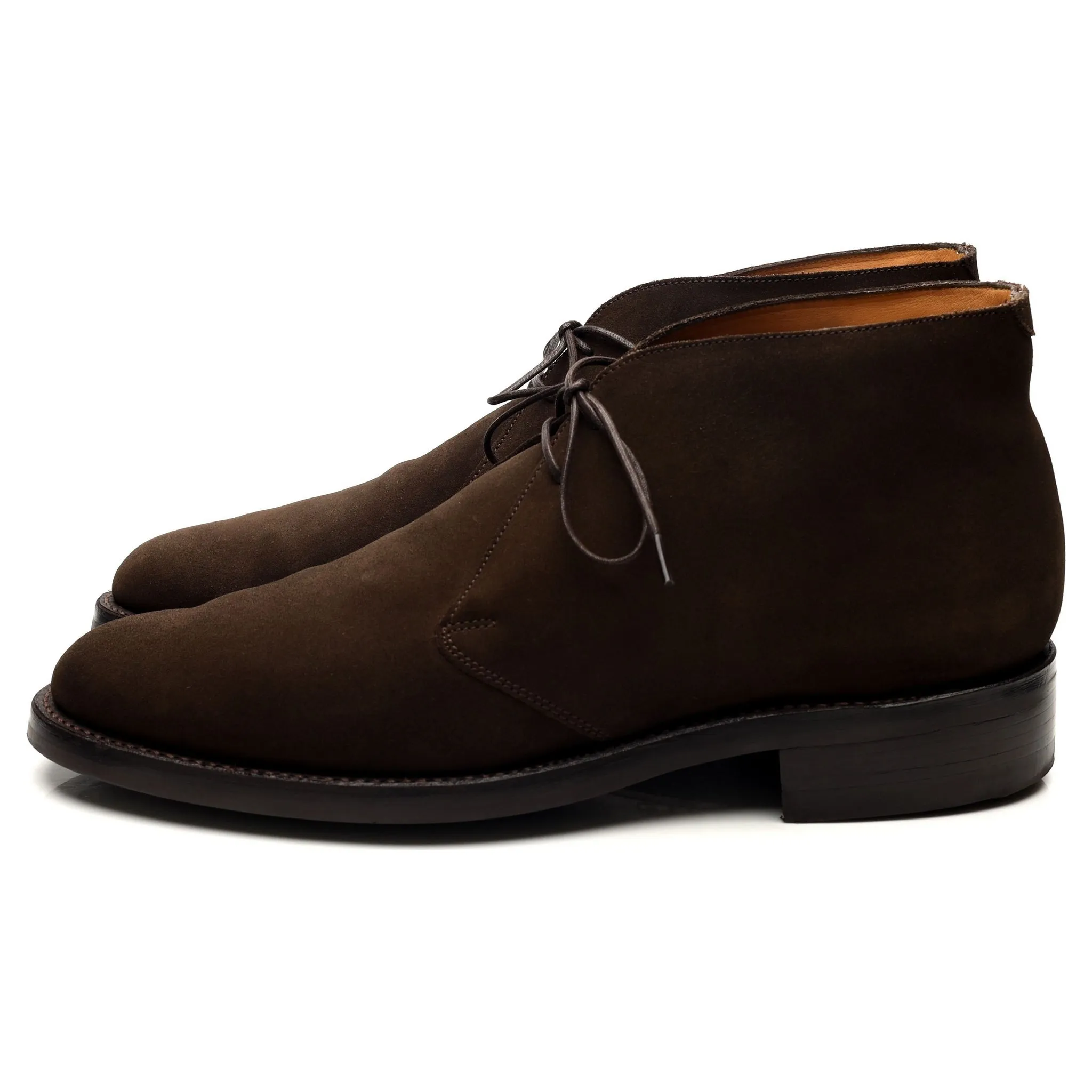 Dark Brown Suede Chukka Boots UK 9 F