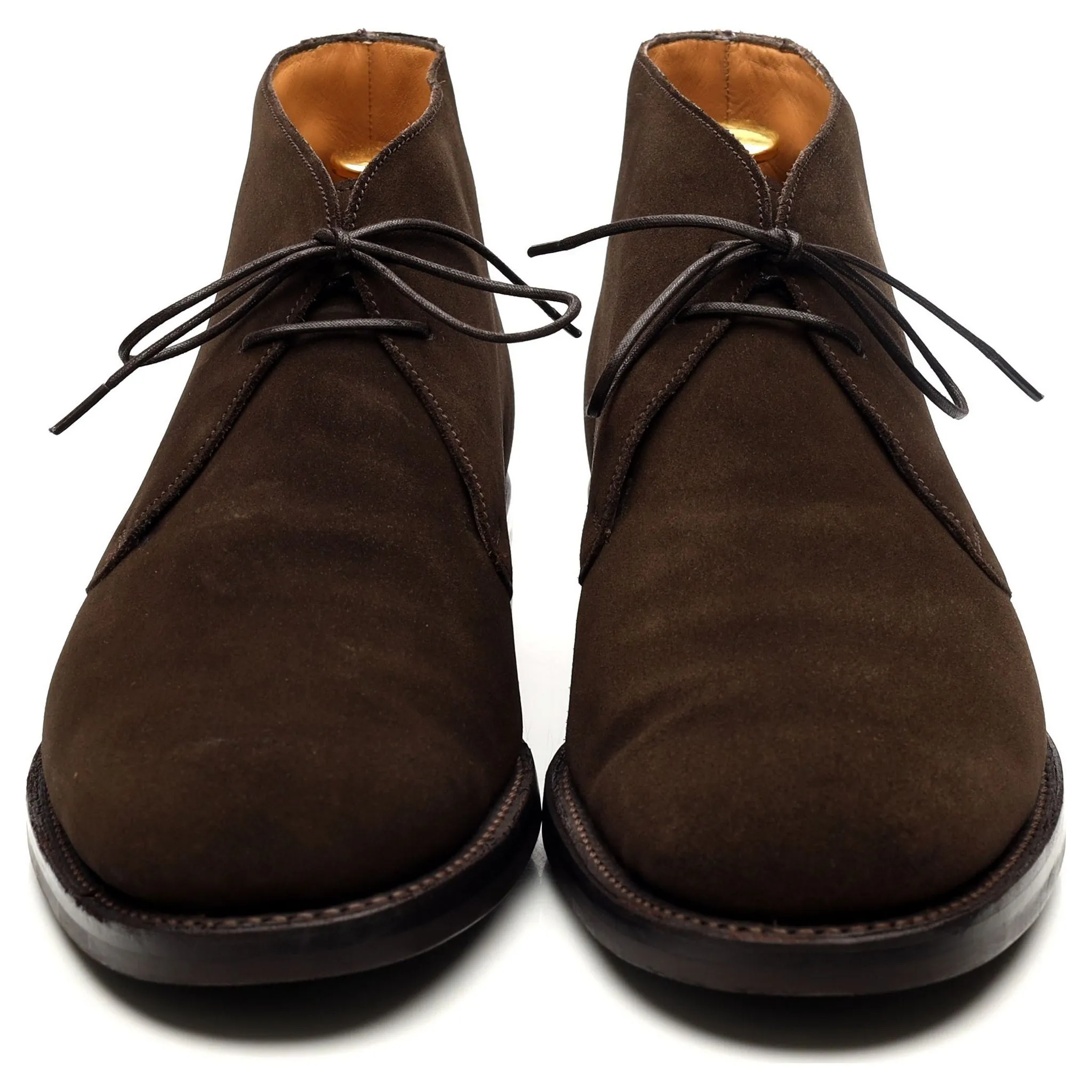 Dark Brown Suede Chukka Boots UK 9 F