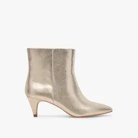 DEE BOOTIES PLATINUM DISTRESSED LEATHER - re:vita