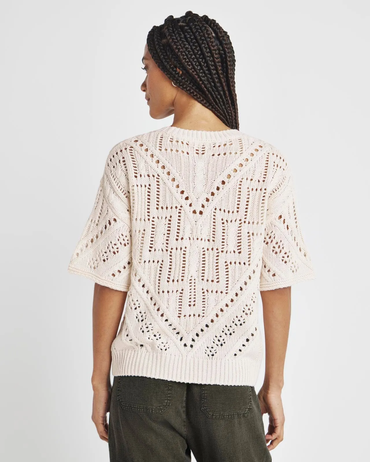 Dominica Short Sleeve Sweater