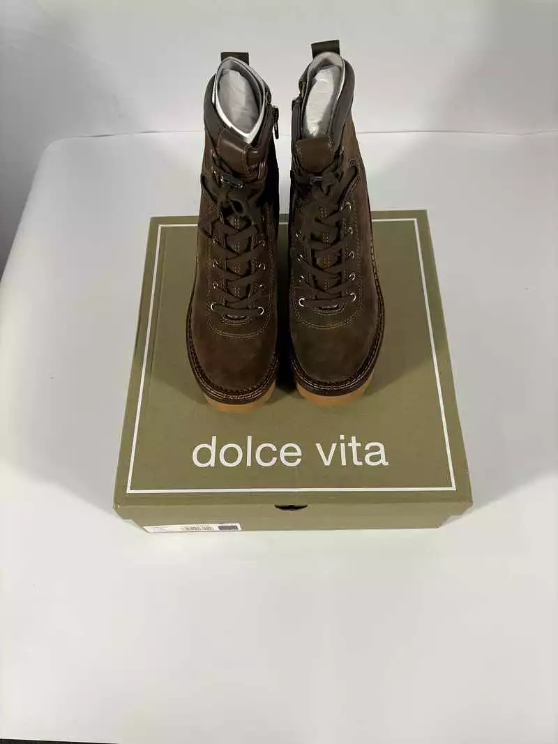 DOMMIE BOOTS COCOA SUEDE - re:vita