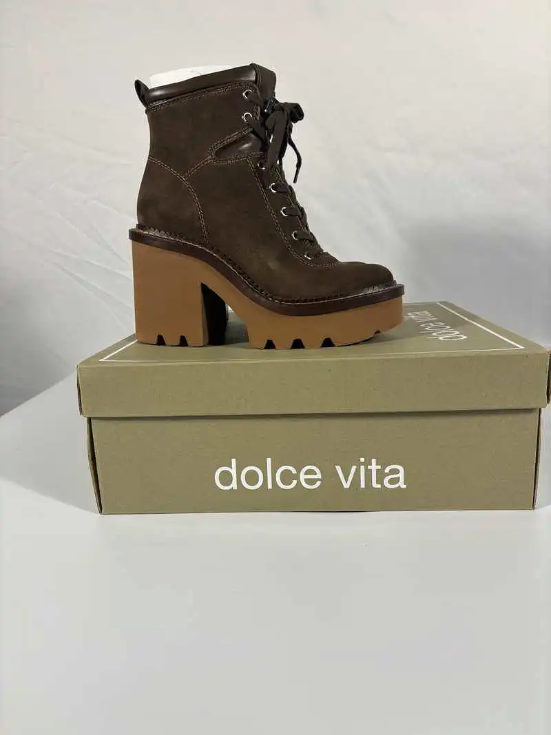 DOMMIE BOOTS COCOA SUEDE - re:vita