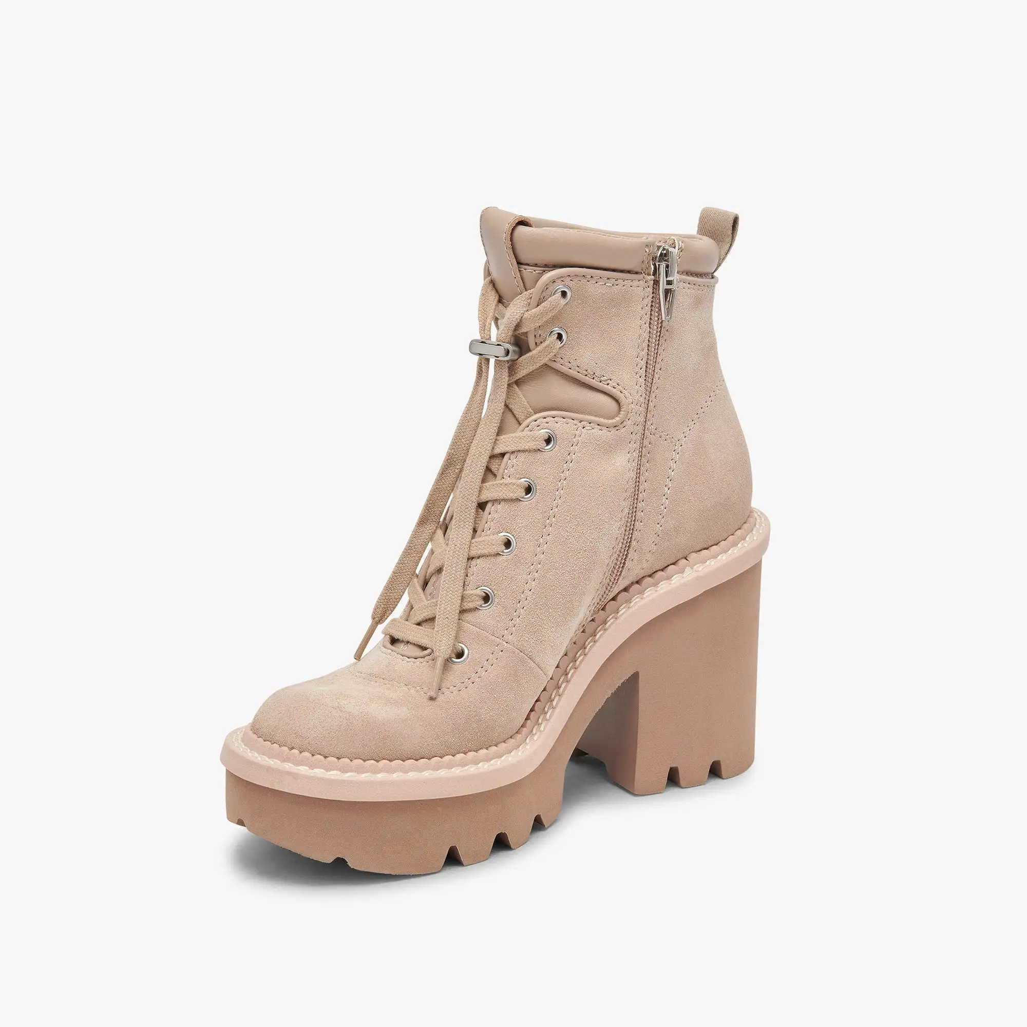 DOMMIE BOOTS TAUPE SUEDE - re:vita