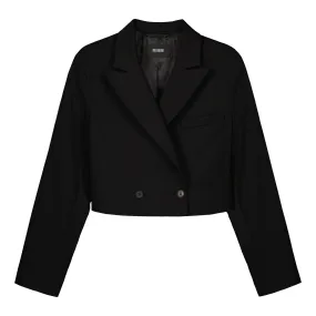 DOUBLE BREASTED CROP BLAZER