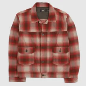 Double RL Plaid Shirt Jacket