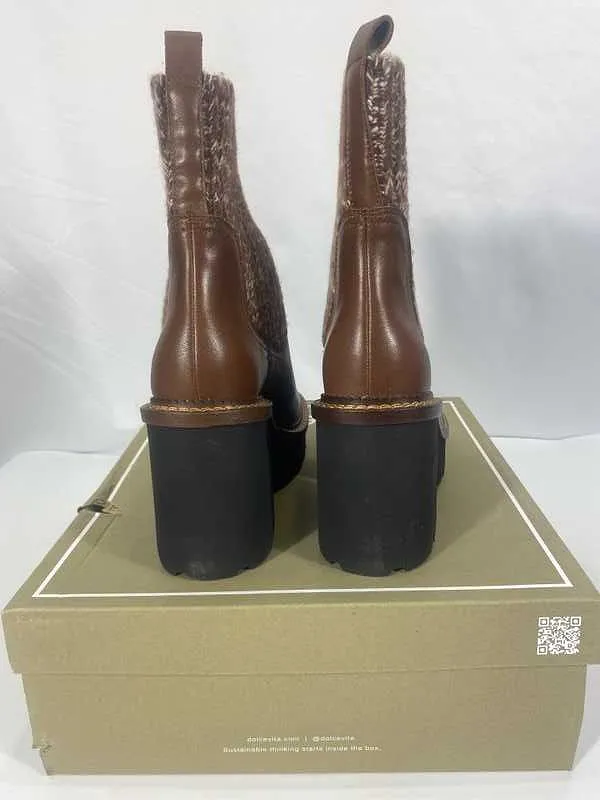 DRAGO BOOTS RUSSET LEATHER - re:vita